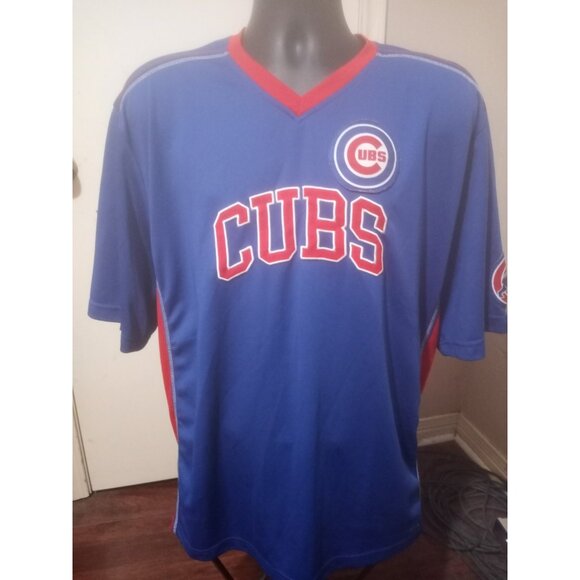 Chicago Cubs MLB Genuine Merchandise TX3 Cool Short Sleeve Shirt 3XL Blue MLB - Picture 1 of 11